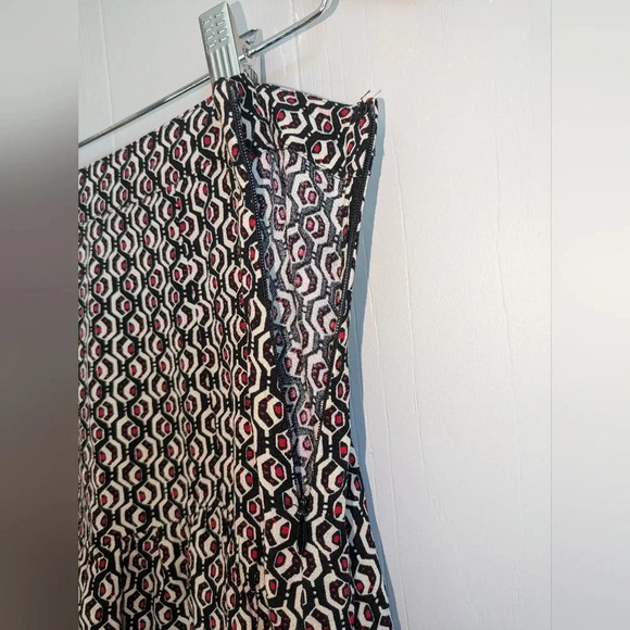 Free People Nadia Wrap Skirt in Red Black size 0 Flowy Ruffle Contemorary - Picture 3 of 8